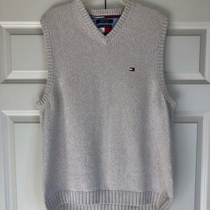 Men’s Vintage Tommy Hilfiger Sweater Vest, Size Large